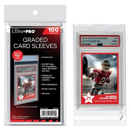 Ultra Pro UP15912 Graded Card Sleeves, Resealable for PSA