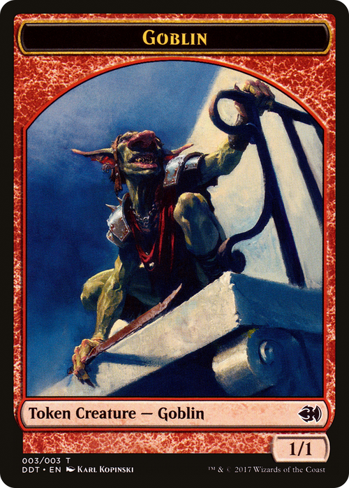 Goblin Token (DDT-003) - Duel Decks: Merfolk vs. Goblins Tokens