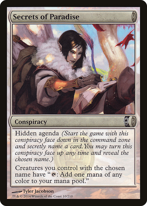 Secrets of Paradise (CNS-010) - Conspiracy Foil