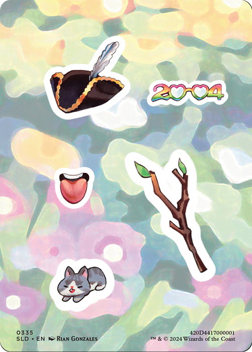 Sticker sheet (SLD-335) - Secret Lair Drop Foil