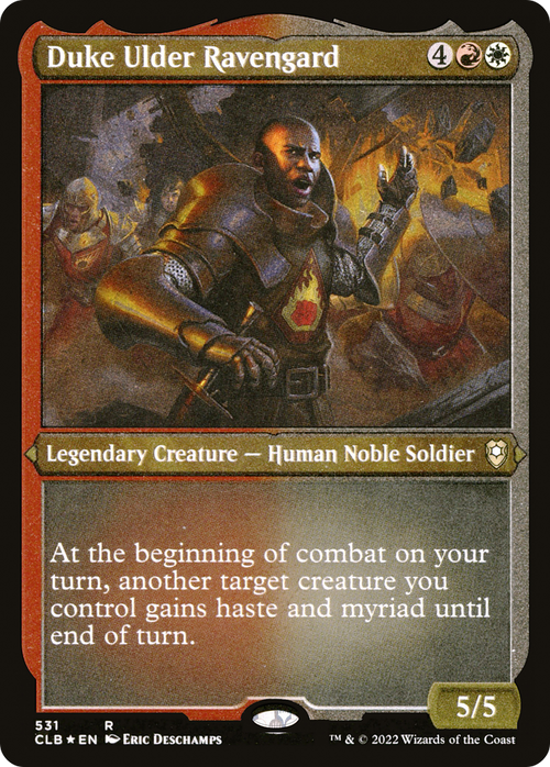 Duke Ulder Ravengard (Foil Etched) (CLB-531) - Commander Legends: Battle for Baldur's Gate Foil