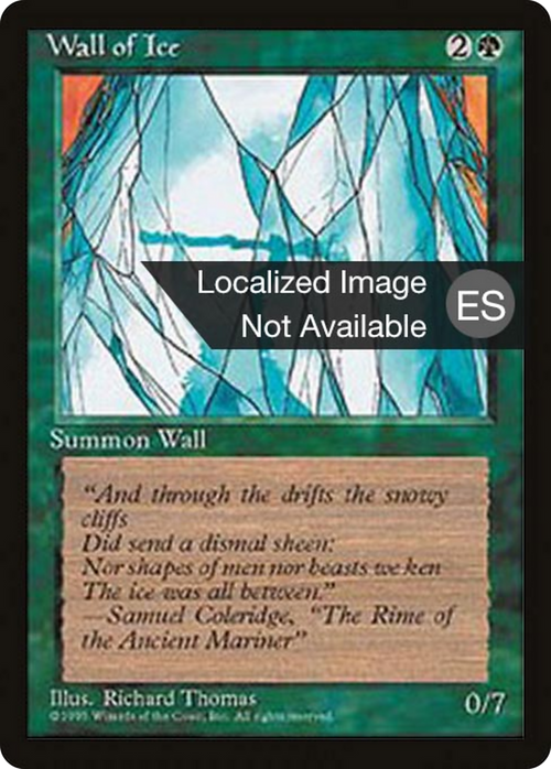 Wall of Ice (4BB-) - Fourth Edition Foreign Black Border