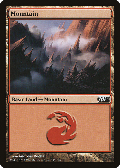 Mountain (245) (M14-245) - Magic 2014