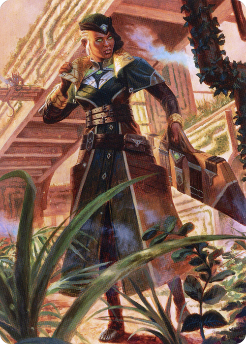 Vivien on the Hunt // Vivien on the Hunt (ASNC-022) - New Capenna Art Series (Borderless) Foil