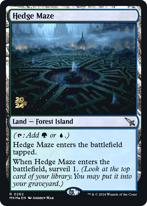 Hedge Maze (PRE-262) - Murders at Karlov Manor Promos Foil