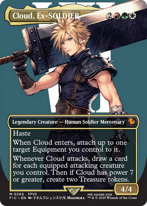 Cloud, Ex-SOLDIER (Borderless) (FIC-202) - Commander: FINAL FANTASY