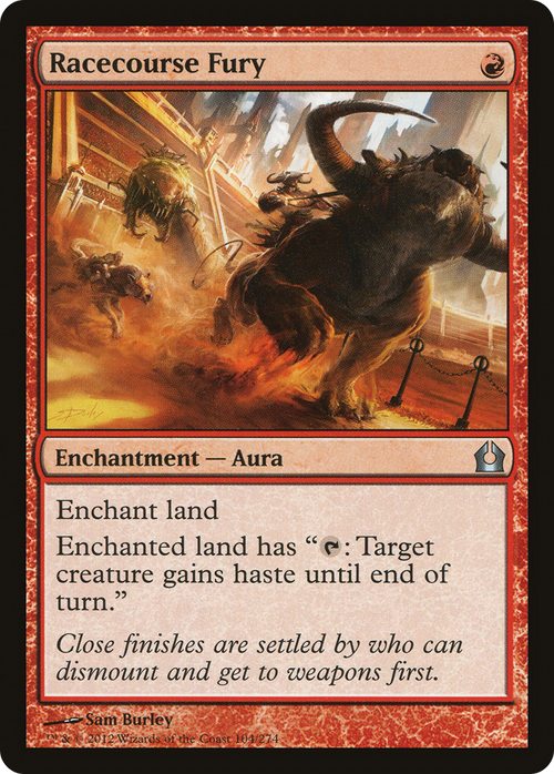 Racecourse Fury (RTR-104) - Return to Ravnica Foil