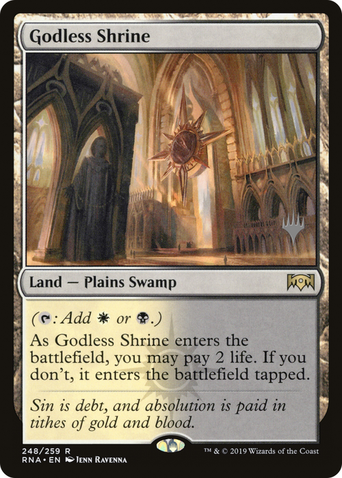 Godless Shrine (PPELD-248P) - Ravnica Allegiance Promos