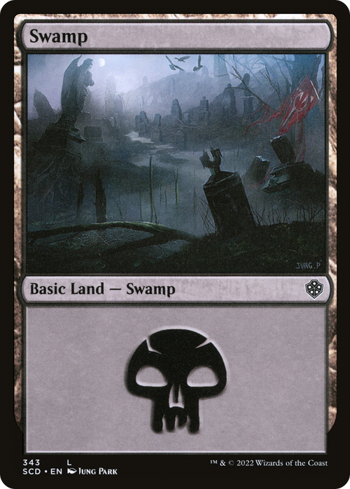 Swamp (343) (SCD-343) - Starter Commander Decks