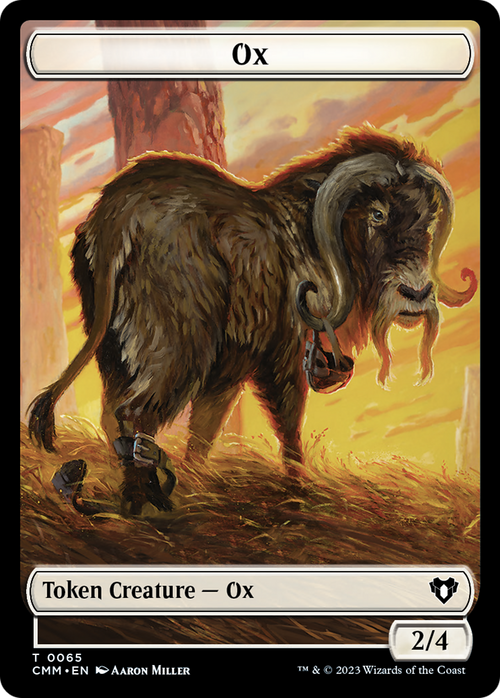 Ox (TCMM-065) - Commander Masters Tokens Foil