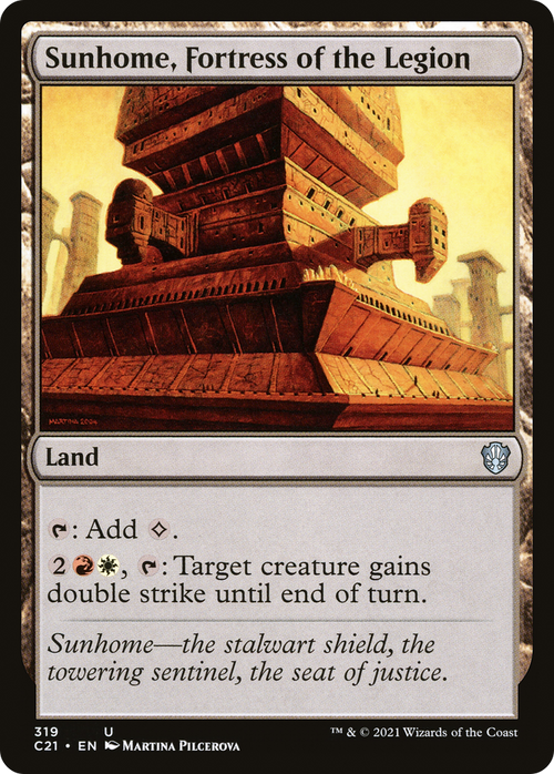 Sunhome, Fortress of the Legion (C21-319) - Commander 2021