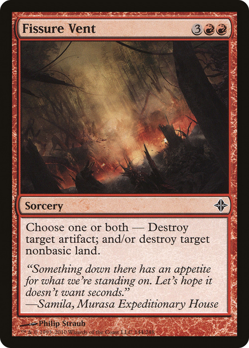 Fissure Vent (ROE-144) - Rise of the Eldrazi Foil