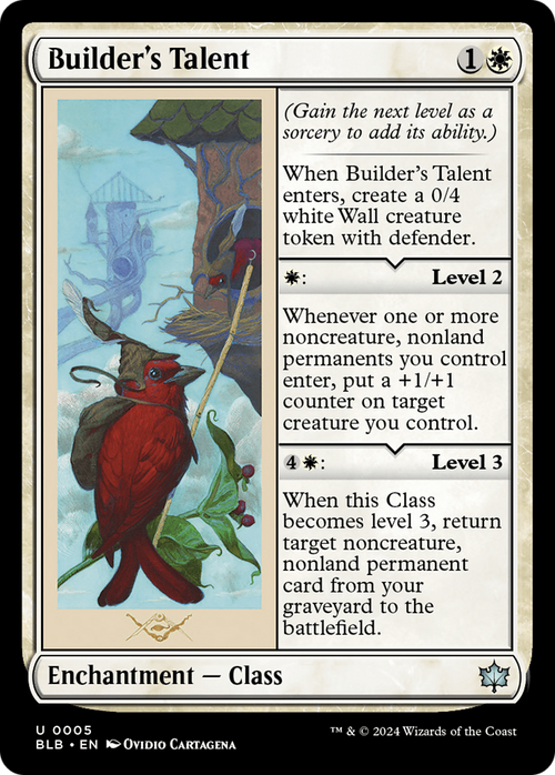 Builder's Talent (BLB-005) - Bloomburrow