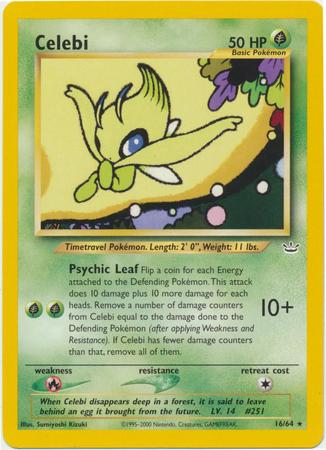 Celebi (16) (16) 016  - Unlimited Neo Revelation - Rare