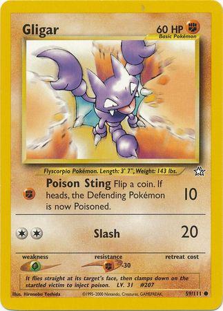 Gligar 059  - Unlimited Neo Genesis - Common