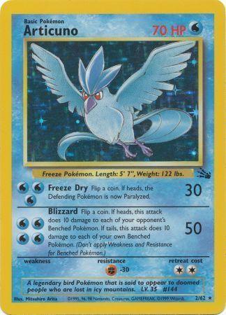 Articuno (2) (2) 002  - Unlimited Holofoil Fossil - Holo Rare