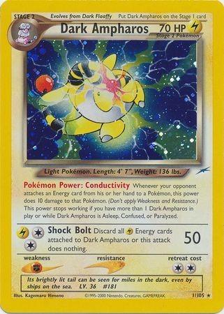 Dark Ampharos  - Unlimited Holofoil Neo Destiny - Holo Rare