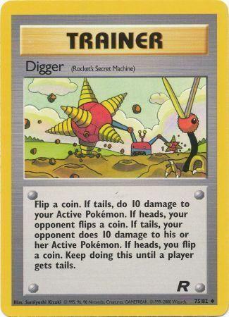 Digger (Rocket's Secret Machine) 075  - Unlimited Team Rocket - Uncommon