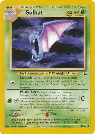 Golbat 029  - Unlimited Neo Revelation - Uncommon