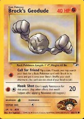 Brock's Geodude (66) (66) 066  - Unlimited Gym Heroes - Common