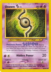 Unown [S] 087/105  - Unlimited Neo Destiny - Common