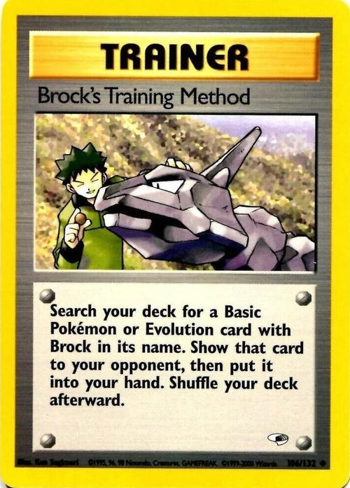 Brock's Training Method 106  - Unlimited Gym Heroes - Uncommon