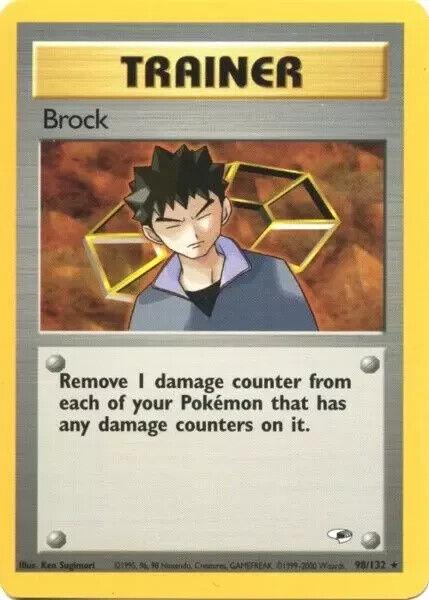 Brock (98) (98) 098  - Unlimited Gym Heroes - Rare