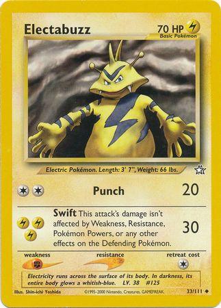 Electabuzz 033  - Unlimited Neo Genesis - Uncommon