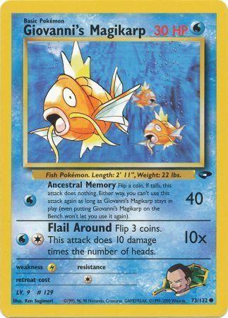 Giovanni's Magikarp 073  - Unlimited Gym Challenge - Common