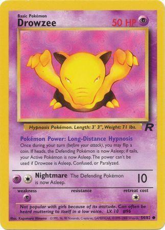 Drowzee 054  - Unlimited Team Rocket - Common