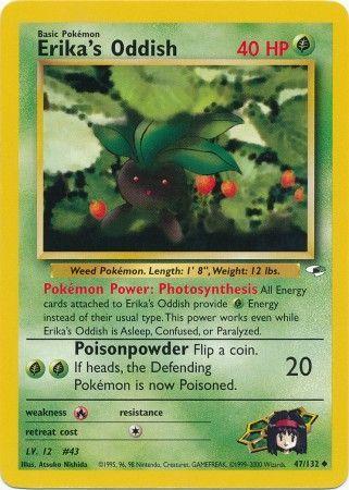 Erika's Oddish (47) (47) 047  - Unlimited Gym Heroes - Uncommon
