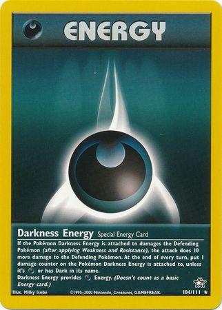 Darkness Energy 104  - Unlimited Neo Genesis - Rare