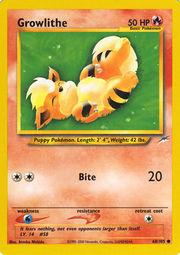 Growlithe 068  - Unlimited Neo Destiny - Common