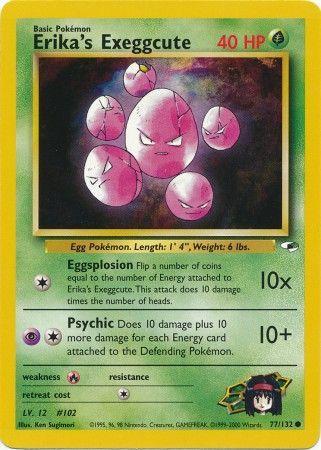 Erika's Exeggcute (77) (77) 077  - Unlimited Gym Heroes - Common