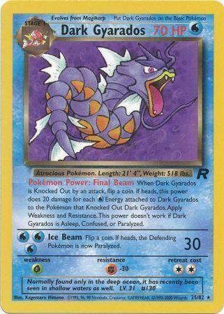 Dark Gyarados (25) (25) 025  - Unlimited Team Rocket - Rare