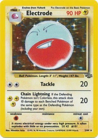 Electrode (2) (2) 002  - Unlimited Holofoil Jungle - Holo Rare