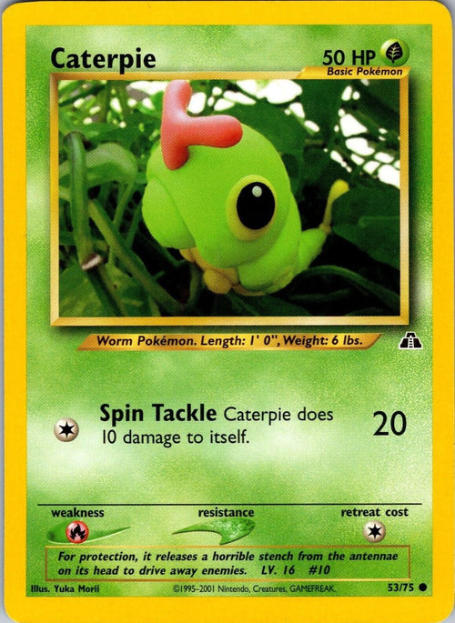Caterpie 053  - Unlimited Neo Discovery - Common