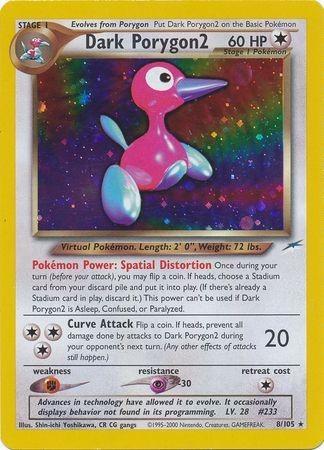 Dark Porygon2  - Unlimited Holofoil Neo Destiny - Holo Rare