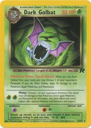 Dark Golbat (24) (24) 024  - Unlimited Team Rocket - Rare