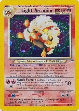 Light Arcanine/105  - Unlimited Holofoil Neo Destiny - Holo Rare