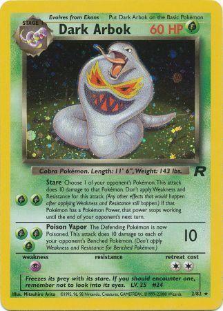 Dark Arbok (2) (2) 002  - Unlimited Holofoil Team Rocket - Holo Rare