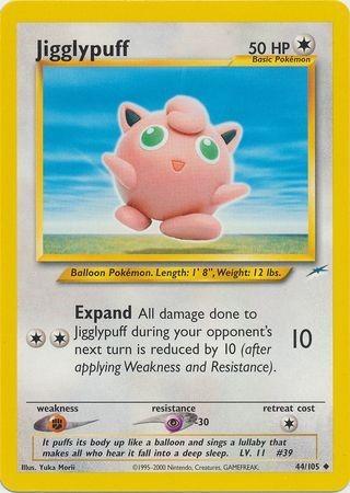 Jigglypuff/105  - Unlimited Neo Destiny - Uncommon