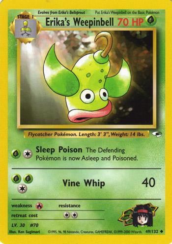Erika's Weepinbell (49) (49) 049  - Unlimited Gym Heroes - Uncommon