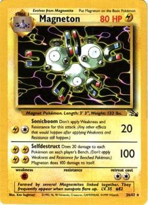 Magneton (26) (26) 026/62  - Unlimited Fossil - Rare