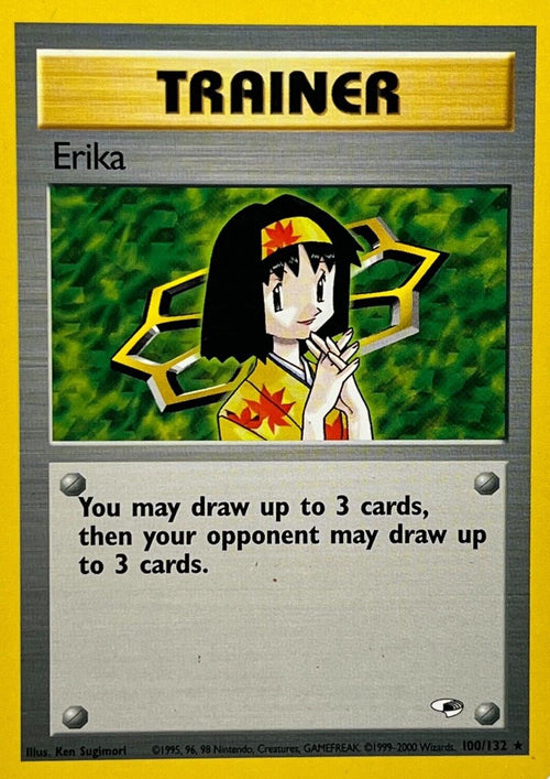 Erika (100) (100) 100  - Unlimited Gym Heroes - Rare