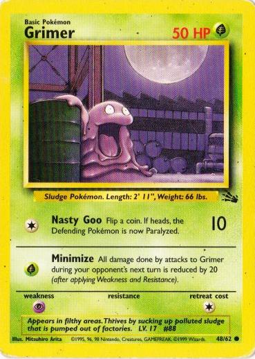 Grimer 048  - Unlimited Fossil - Common