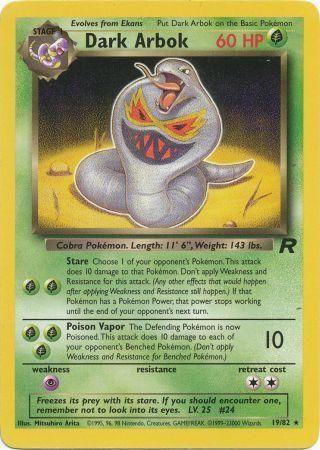 Dark Arbok (19) (19) 019  - Unlimited Team Rocket - Rare