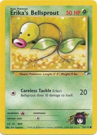 Erika's Bellsprout (76) (76) 076  - Unlimited Gym Heroes - Common