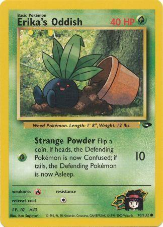 Erika's Oddish 070  - Unlimited Gym Challenge - Common