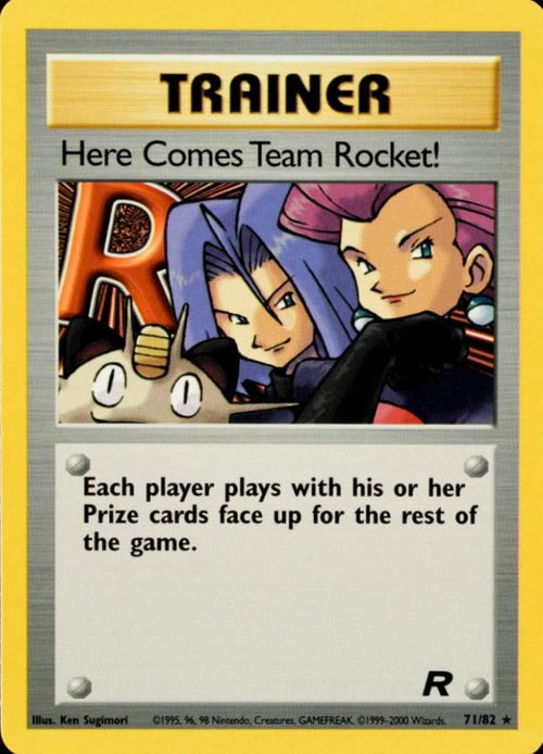 Here Comes Team Rocket! (71) (71) 071  - Unlimited Team Rocket - Rare